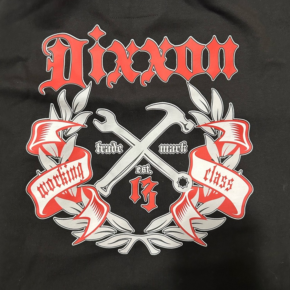 DIXXON Black and Red Graphic Tee